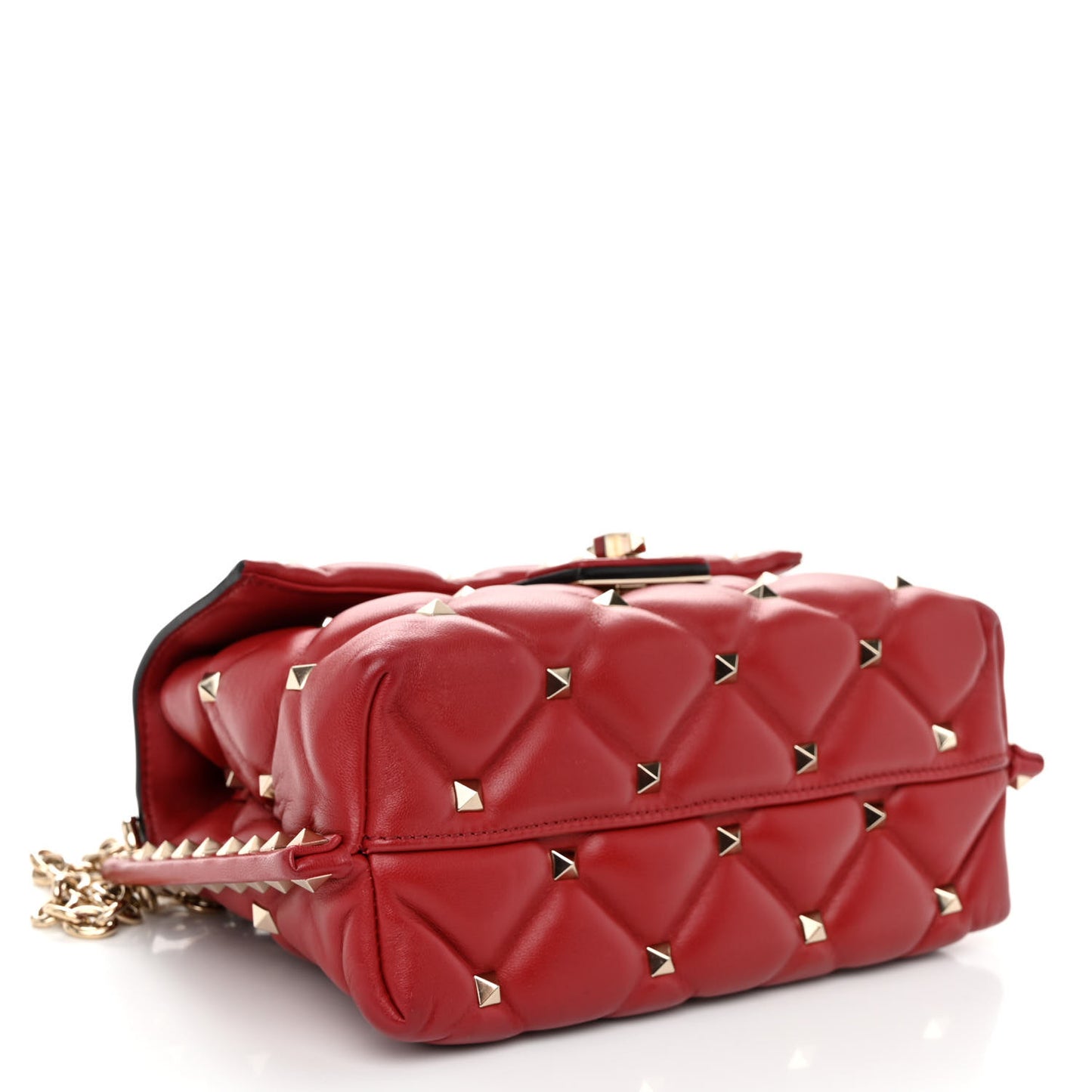 Nappa Small Candystud Crossbody Rosso Valentino