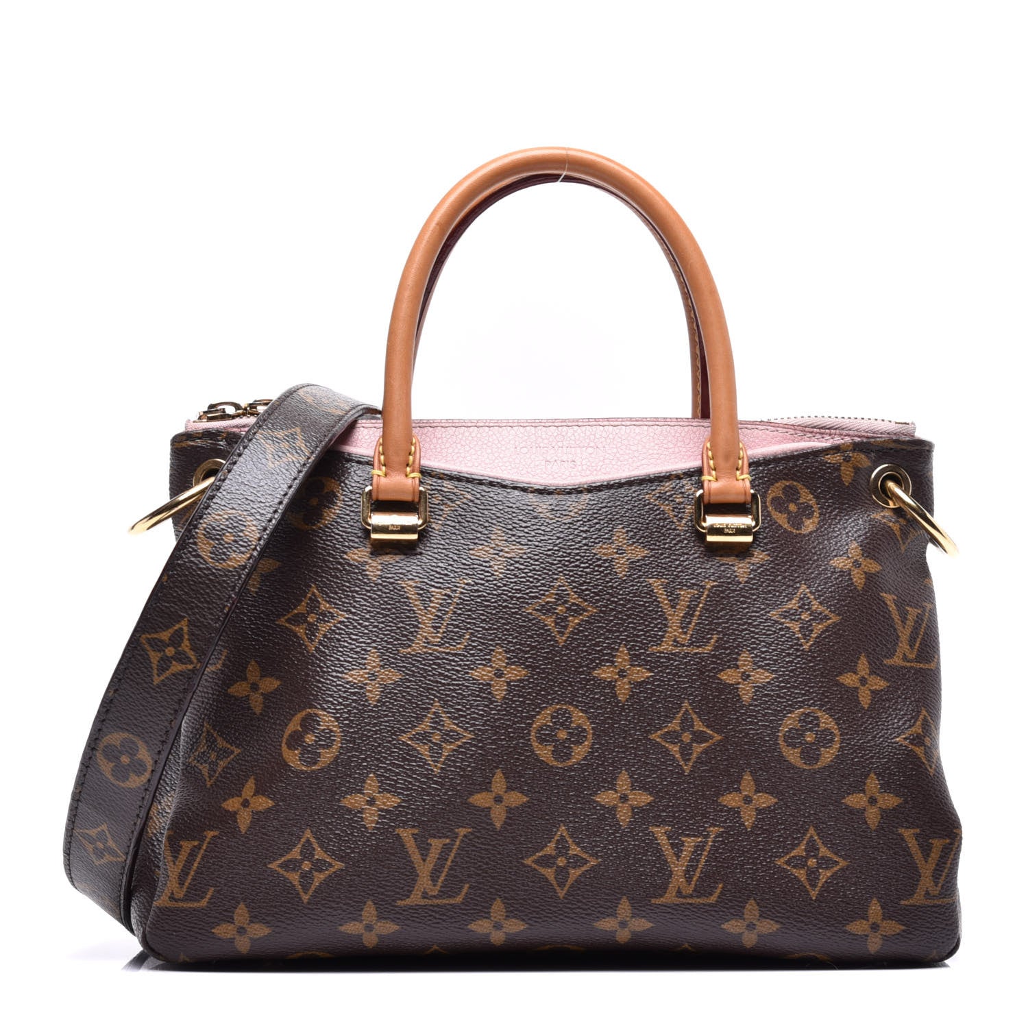 Louis Vuitton Monogram Pallas BB Rose Ballerine 1 of 9