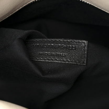 Saint Laurent Lambskin Quilted Medium Loulou Puffer Monogram Chain Satchel Crema Soft 6 of 14