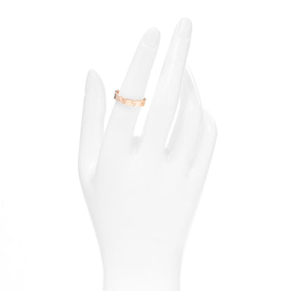 Cartier 18K Pink Gold 3.5mm LOVE Wedding Band Ring 53 6.5 2 of 4