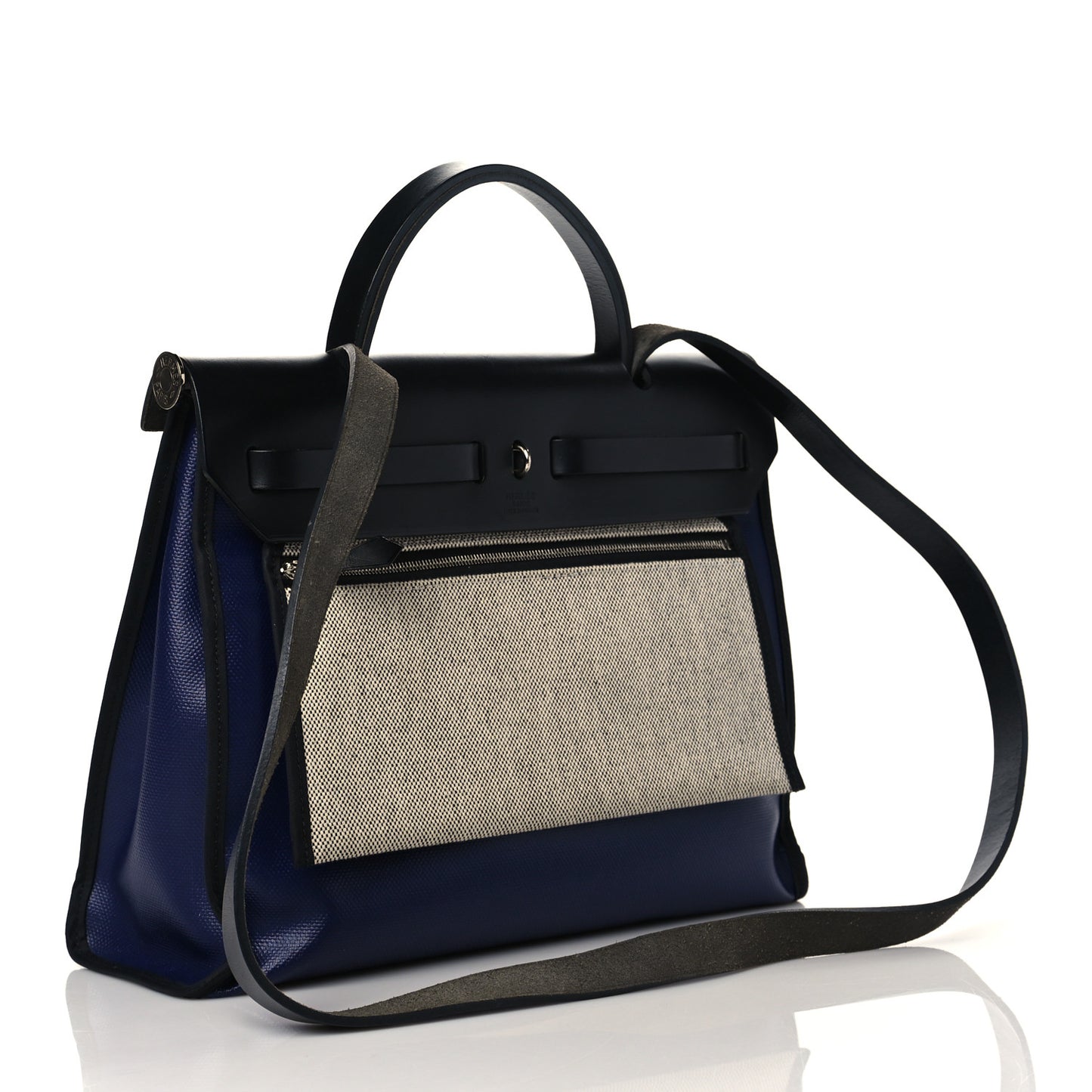 Toile H Berline Vache Hunter Herbag Zip PM 31 Bleu Encre Black