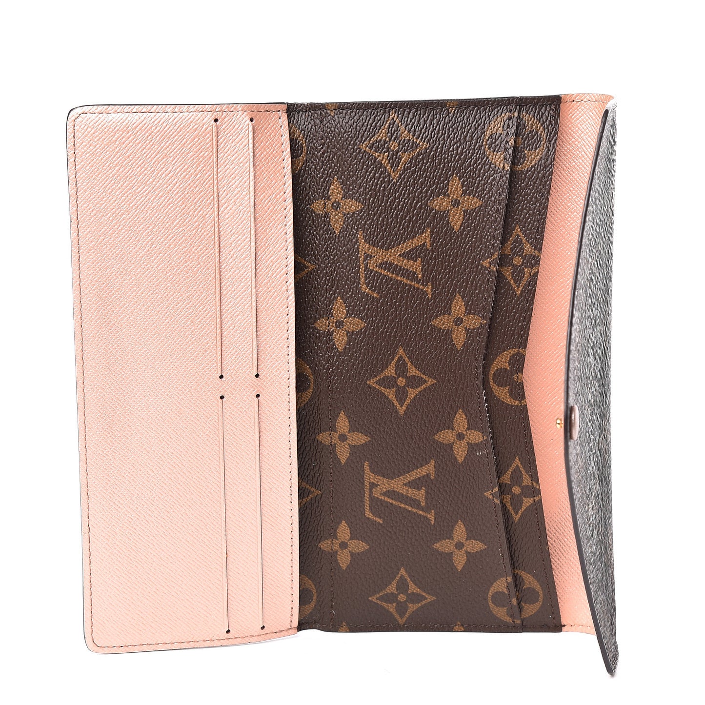 Monogram Josephine Wallet Rose Nacre