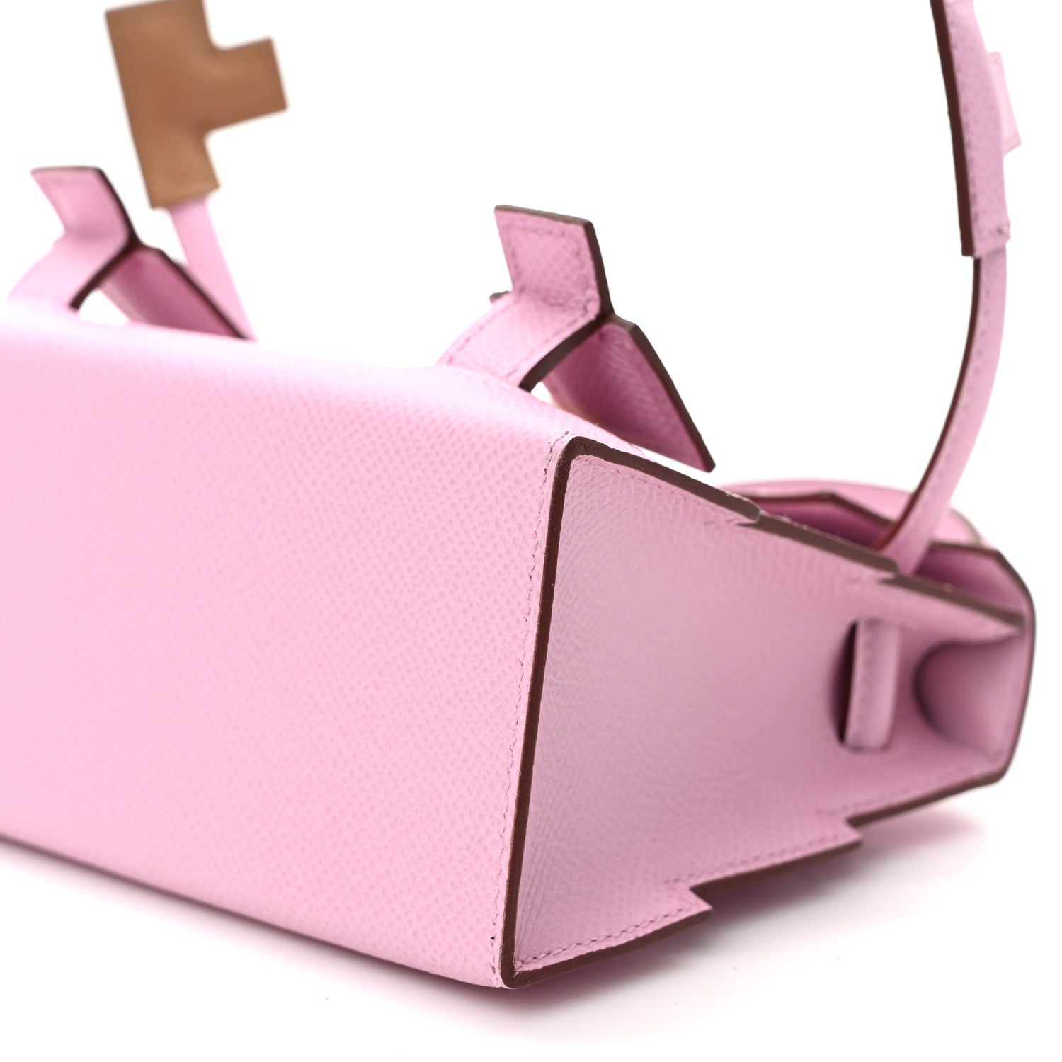 Hermes Epsom Quelle Idole Picto Kelly Doll Handbag Mauve Sylvestre 9 of 10