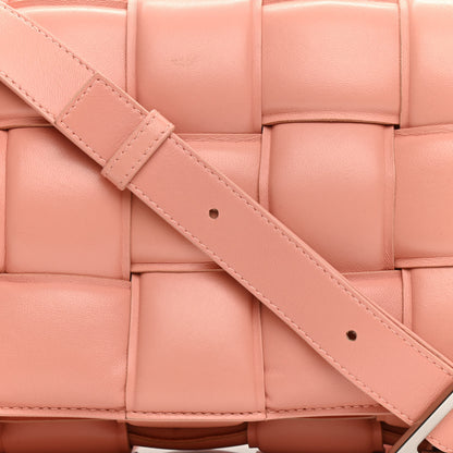 Bottega Veneta Nappa Maxi Intreccio Padded Cassette Crossbody Bag Peachy 8 of 11