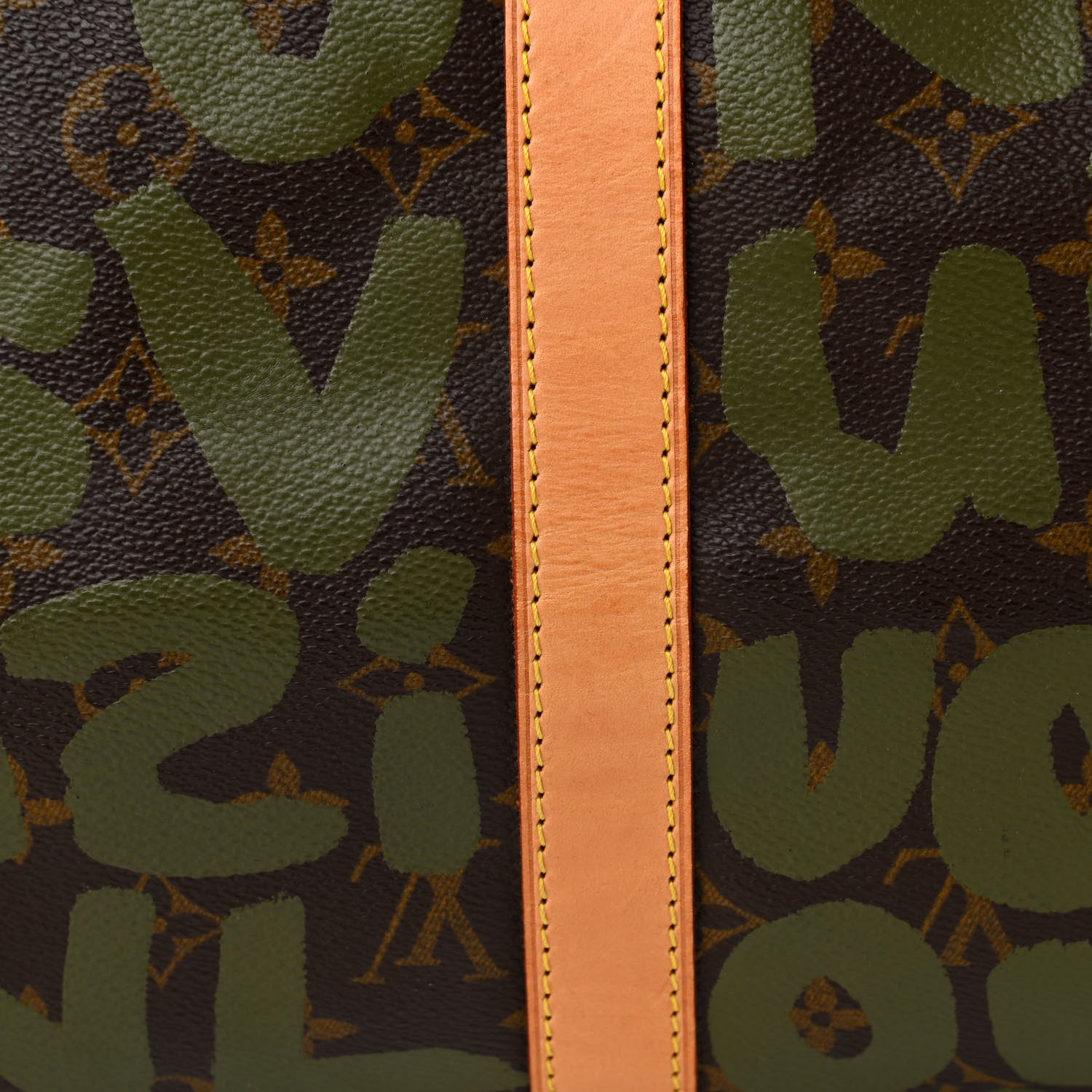 Louis Vuitton Graffiti Keepall 50 Kaki 10 of 11
