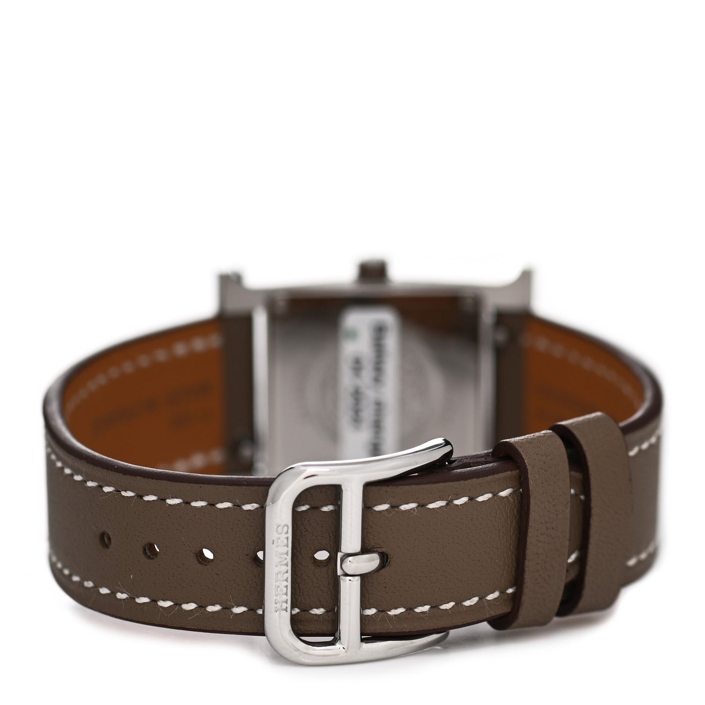 Stainless Steel Swift 21mm Heure H Hour Quartz Watch Etoupe