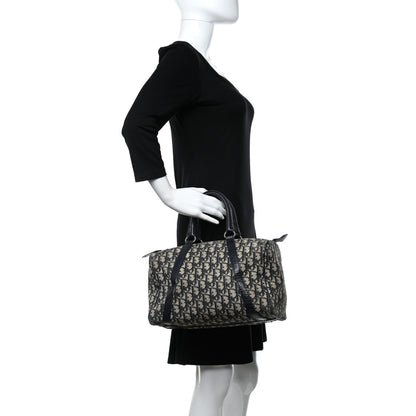 Christian Dior Monogram Boston Navy Blue 2 of 15