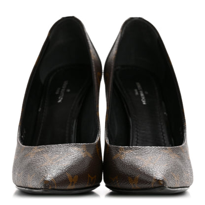 Louis Vuitton Monogram Cherie Pumps 36 Black 3 of 10