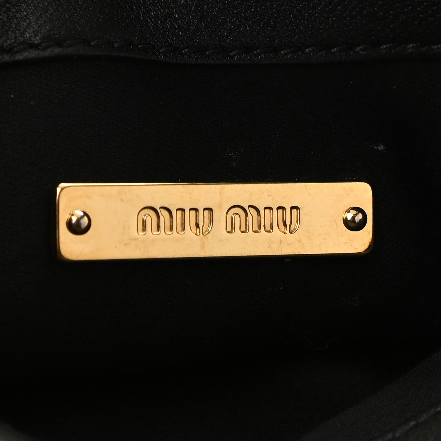 Miu Miu Nappa Matelasse Double Zip Crossbody Black 5 of 11