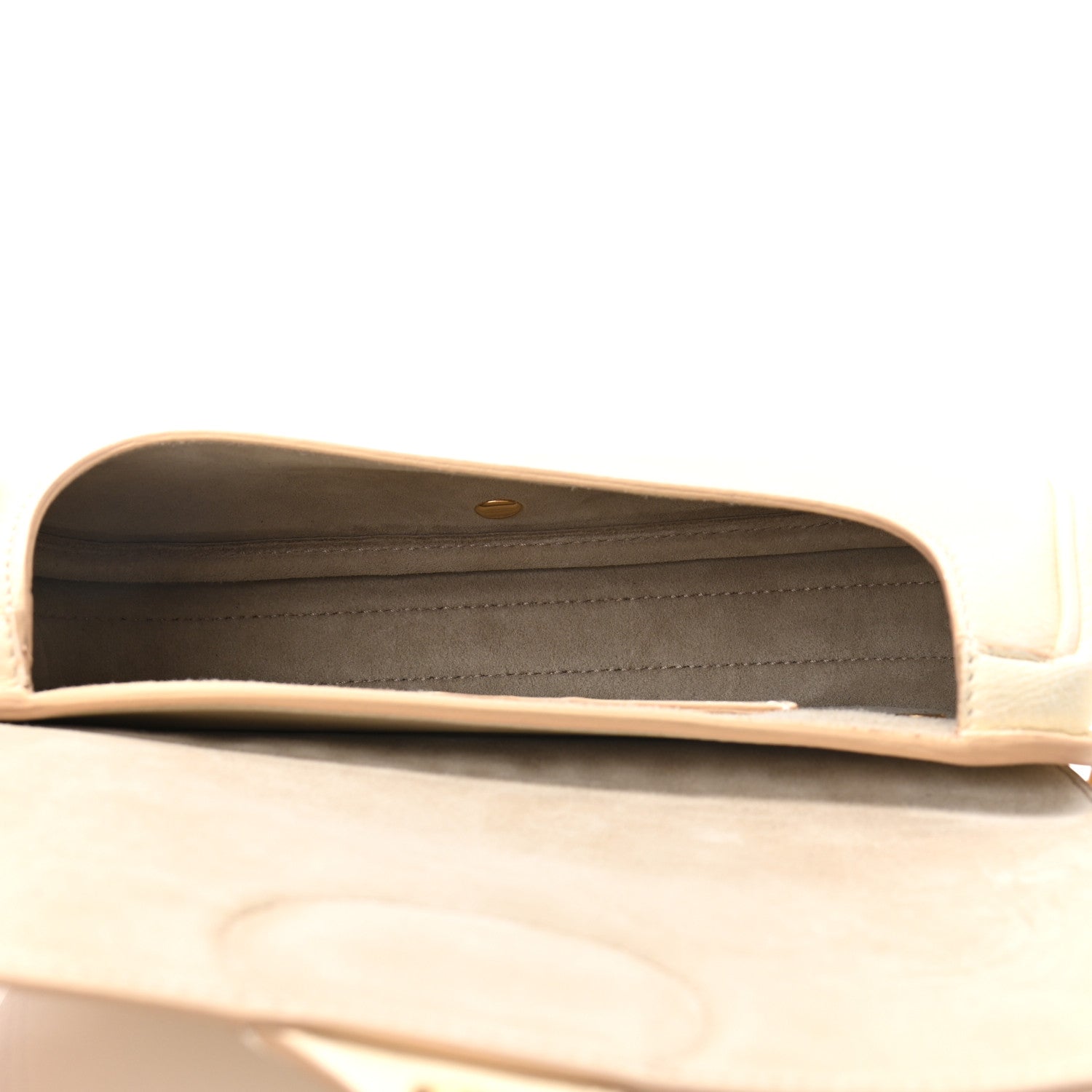 Christian Dior Metallic Box Calfskin East West Bobby Gold 4 of 9