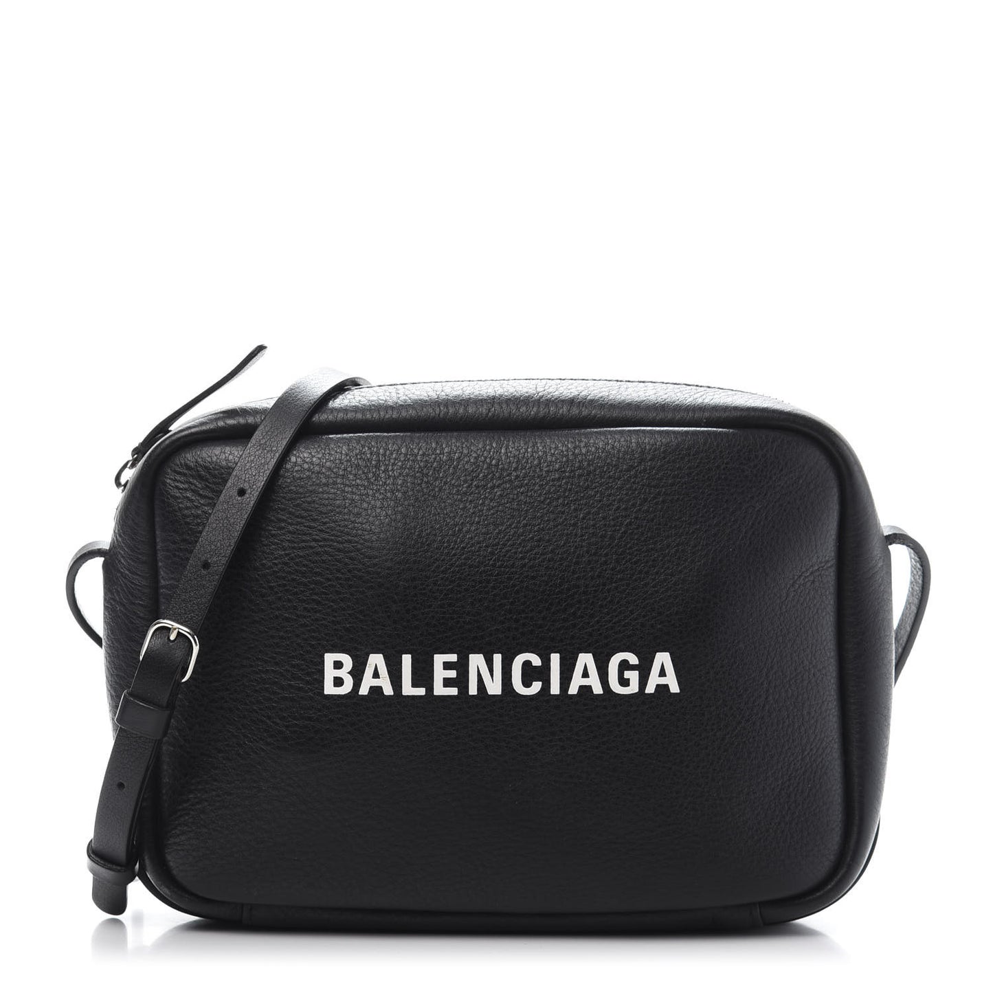 Calfskin Logo S Everyday Camera Bag Black