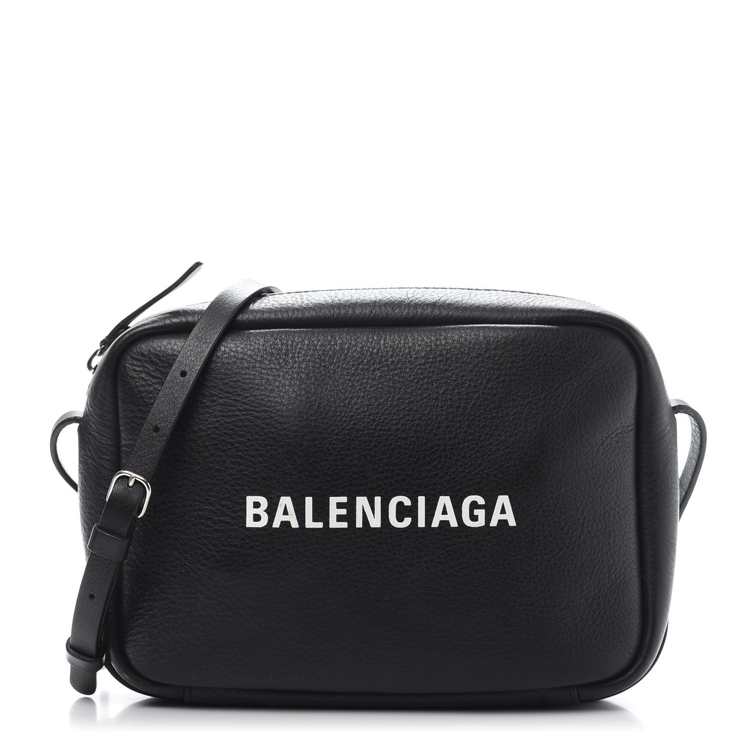 Balenciaga Calfskin Logo S Everyday Camera Bag Black 1 of 9