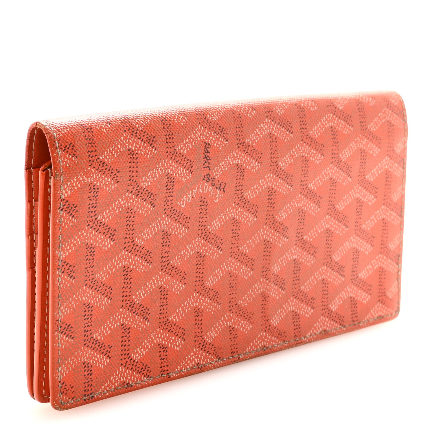 Goyard Goyardine Richelieu Wallet Orange 3 of 6
