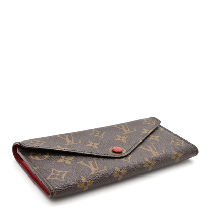Louis Vuitton Monogram Josephine Wallet Red 5 of 9