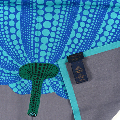 Louis Vuitton LV x YK Kusama Scarf Set Blue Multicolor 6 of 7