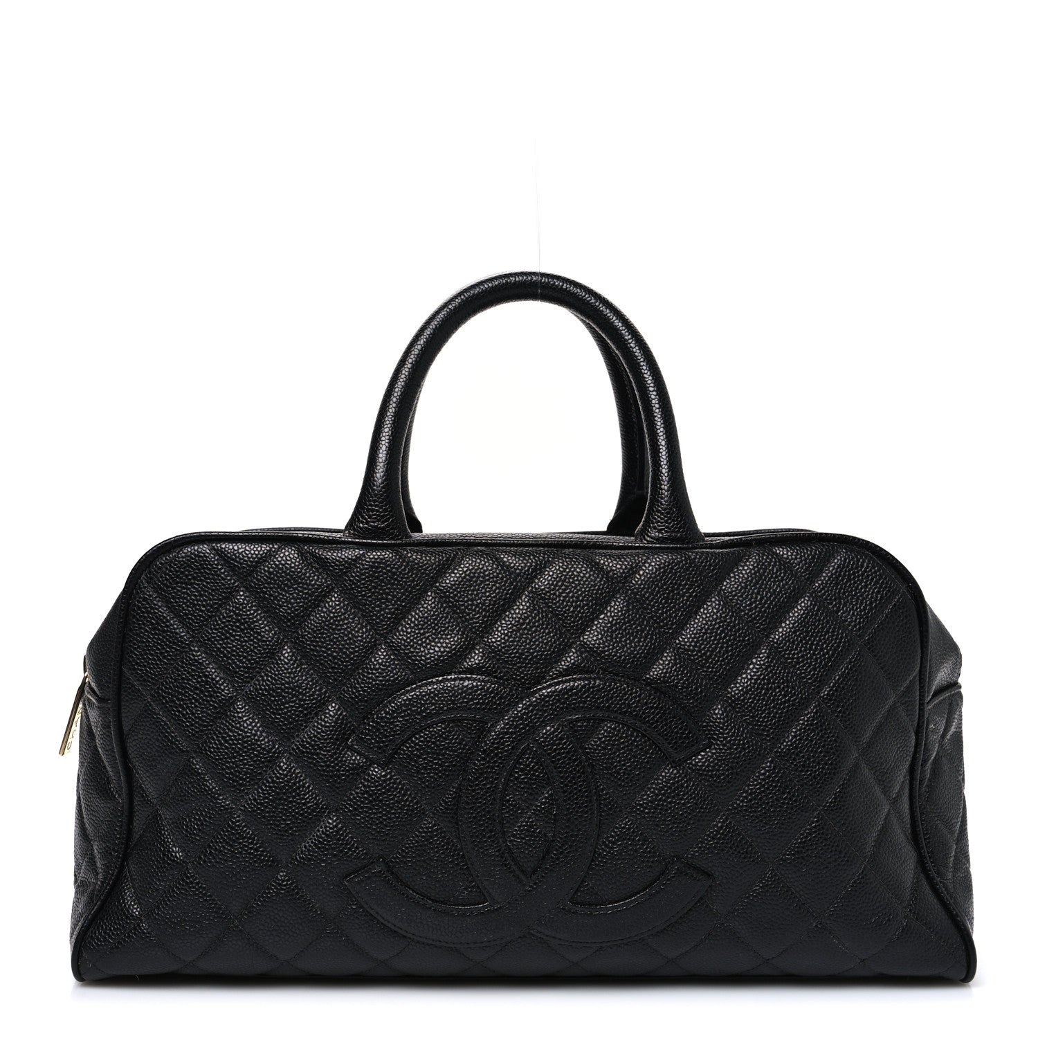 Chanel Caviar Quilted Large Bowler Black 1 of 10