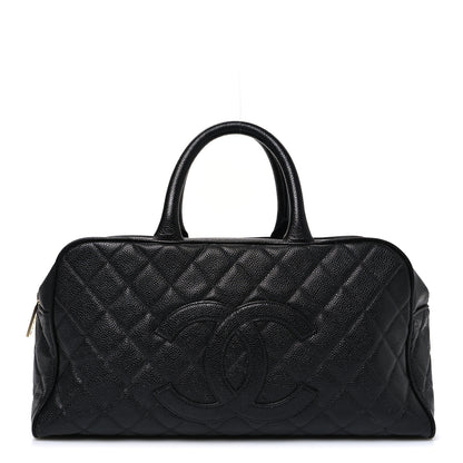 Chanel Caviar Quilted Large Bowler Black 1 of 10