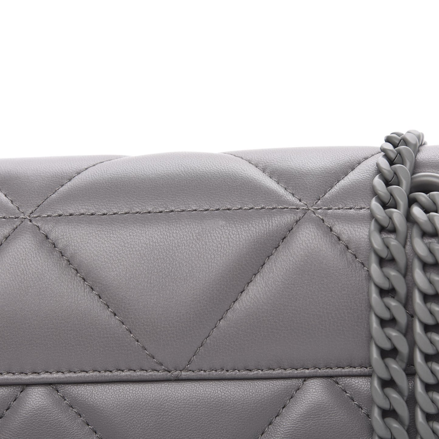 Nappa Triangle Stitched Small Spectrum Bag Marmo