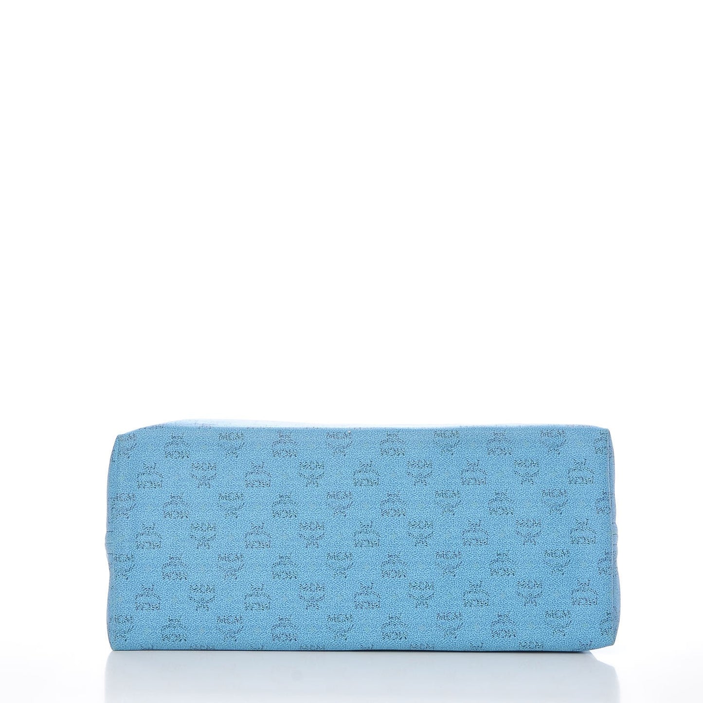 Coated Canvas Shopper Tote Blue