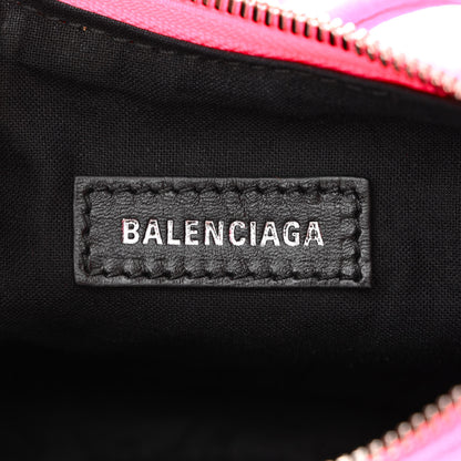 Balenciaga Ruffled Jersey Le Cagole Shoulder Bag XS Fluo Pink 6 of 10
