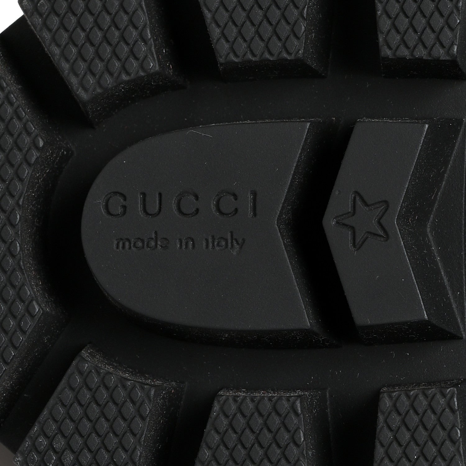 Gucci Nappa Frances GG Matelasse Platform Combat Boots 36 Black 7 of 7