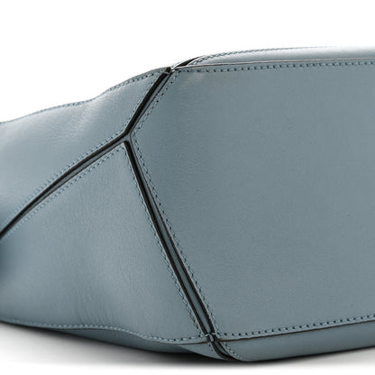 Loewe Calfskin Small Puzzle Bag Stone Blue 9 of 12