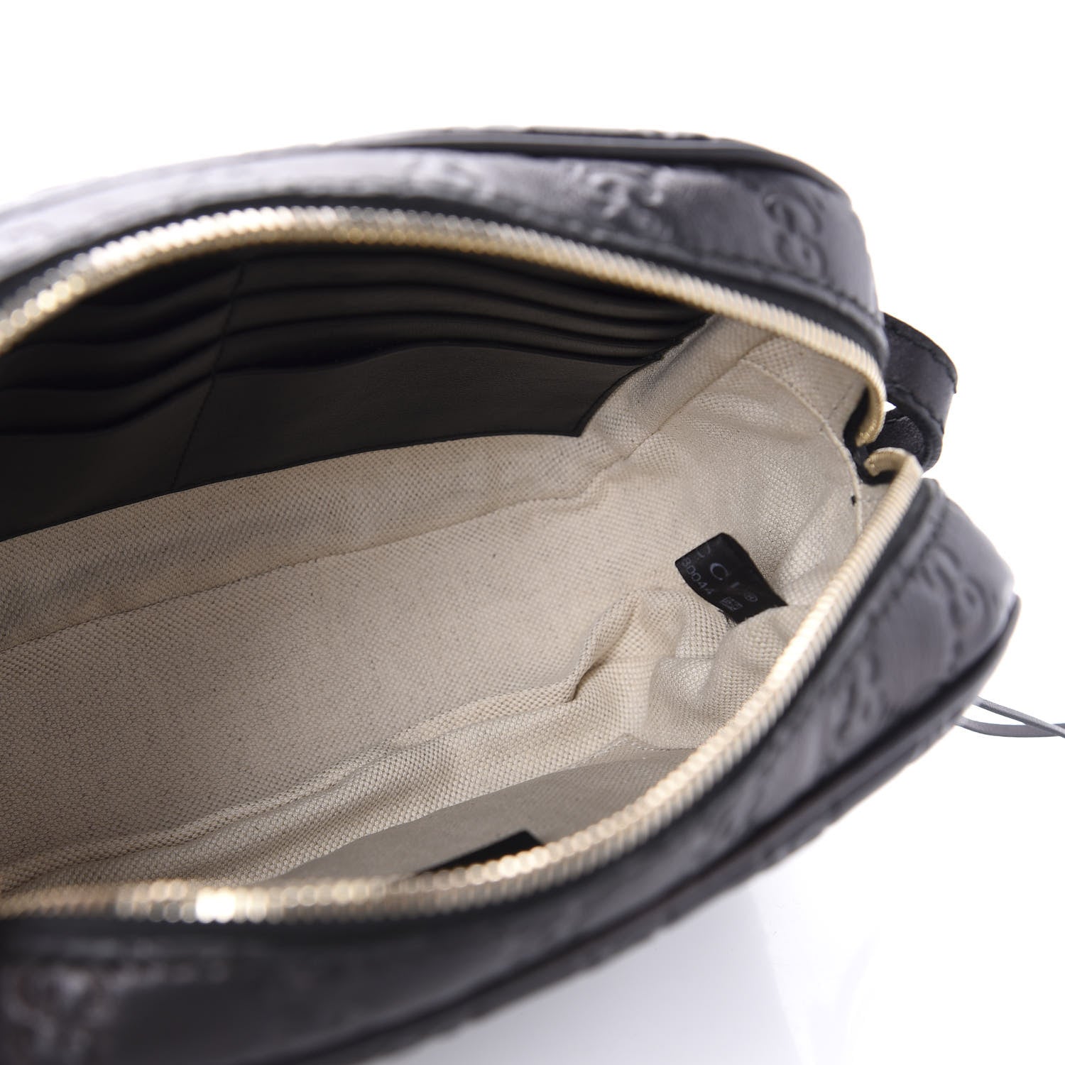 Gucci Guccissima Mini Bree Messenger Bag Black 5 of 10