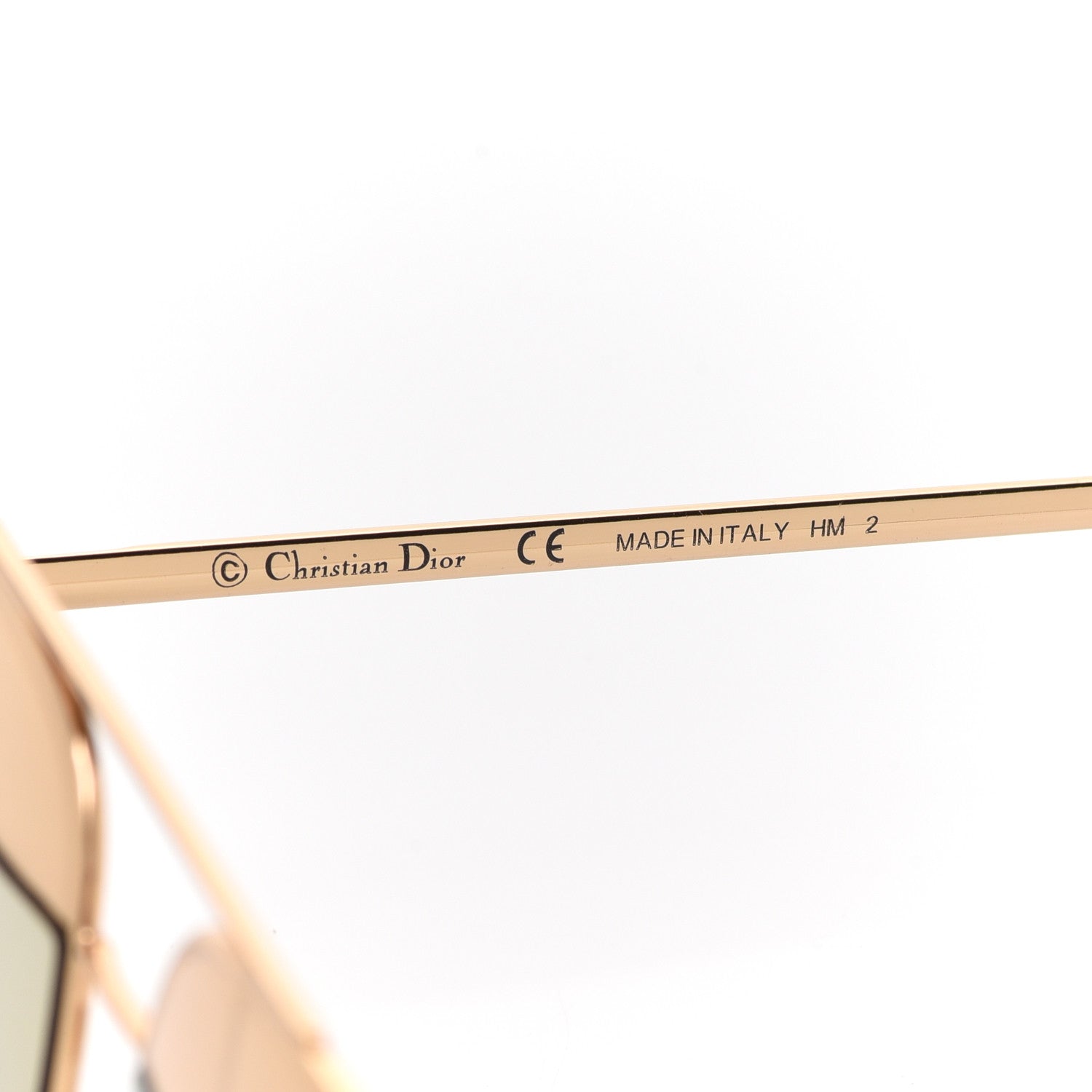 Christian Dior Split 1 Aviator Sunglasses Gold 6 of 7