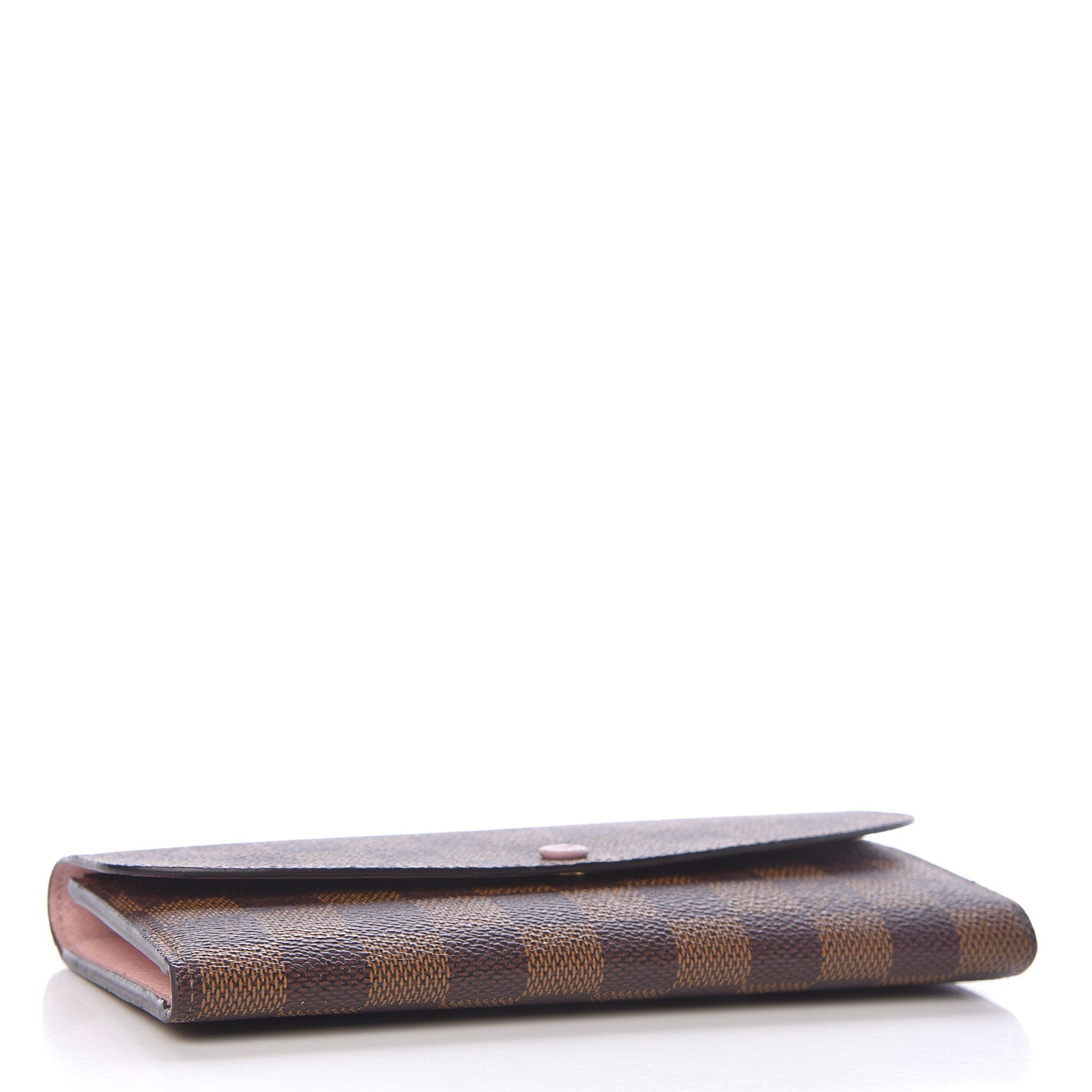 Louis Vuitton Damier Ebene Emilie Wallet Rose Ballerine 4 of 8
