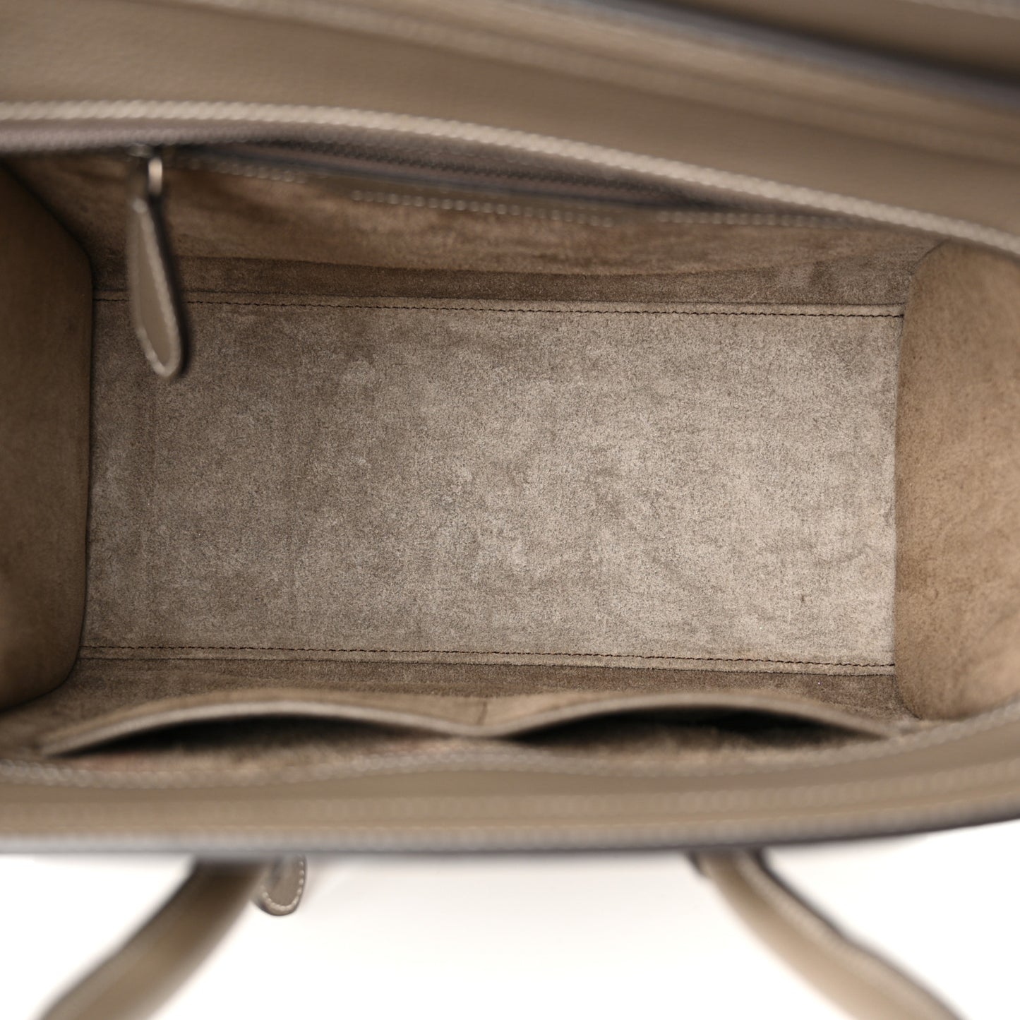 Drummed Calfskin Micro Luggage Souris