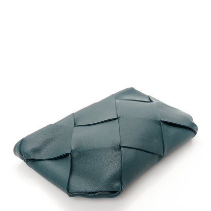 Bottega Veneta Nappa Maxi Blown Up Intrecciato Pouch Clutch Raintree 4 of 8