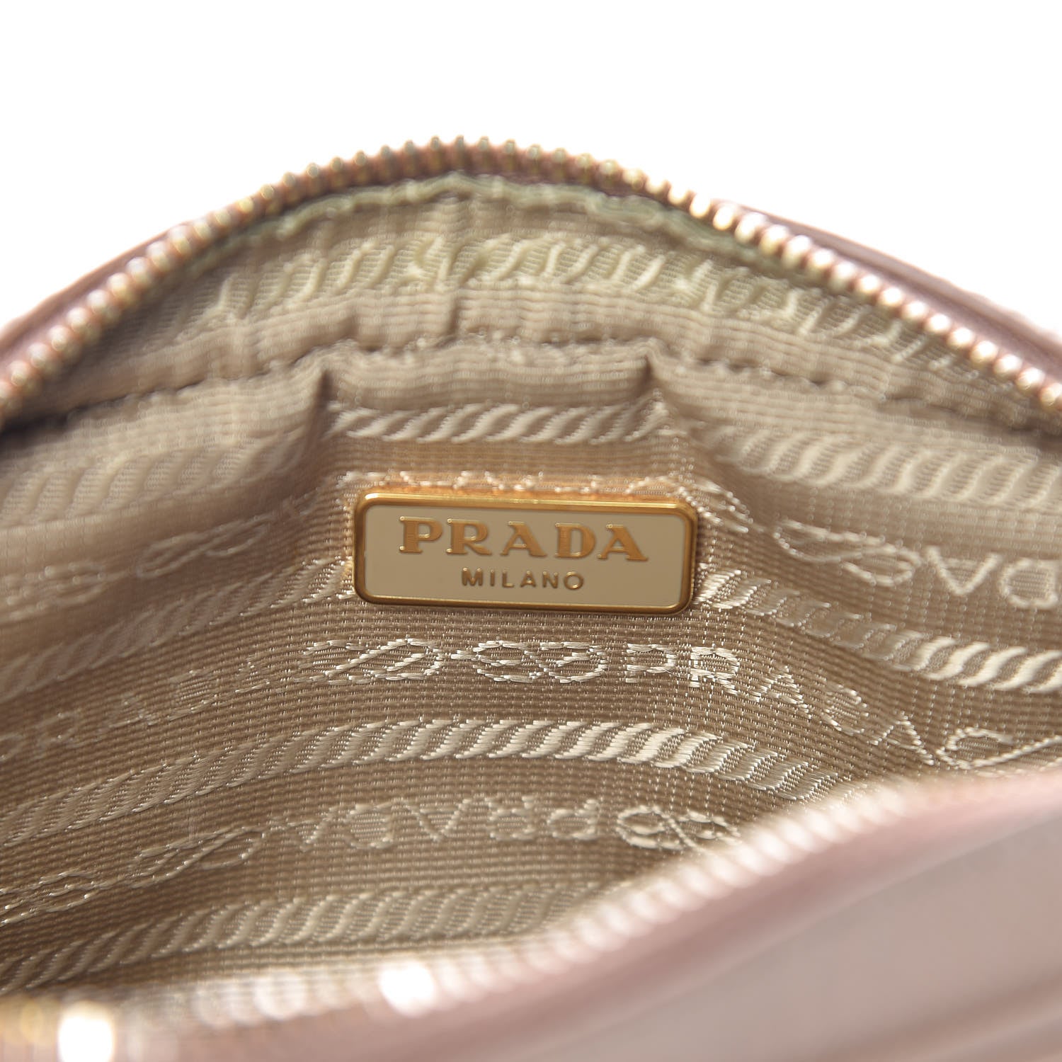 Prada Saffiano Lux Mini Top Handle Crossbody Cammeo 6 of 12