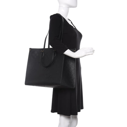 Louis Vuitton Empreinte Monogram Giant Onthego GM Black 2 of 11