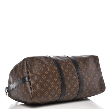 Louis Vuitton Monogram Macassar Keepall Bandouliere 45 4 of 10