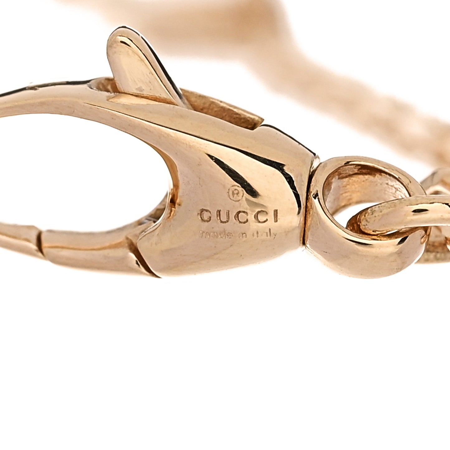 18K Yellow Gold Interlocking G Chain Bracelet