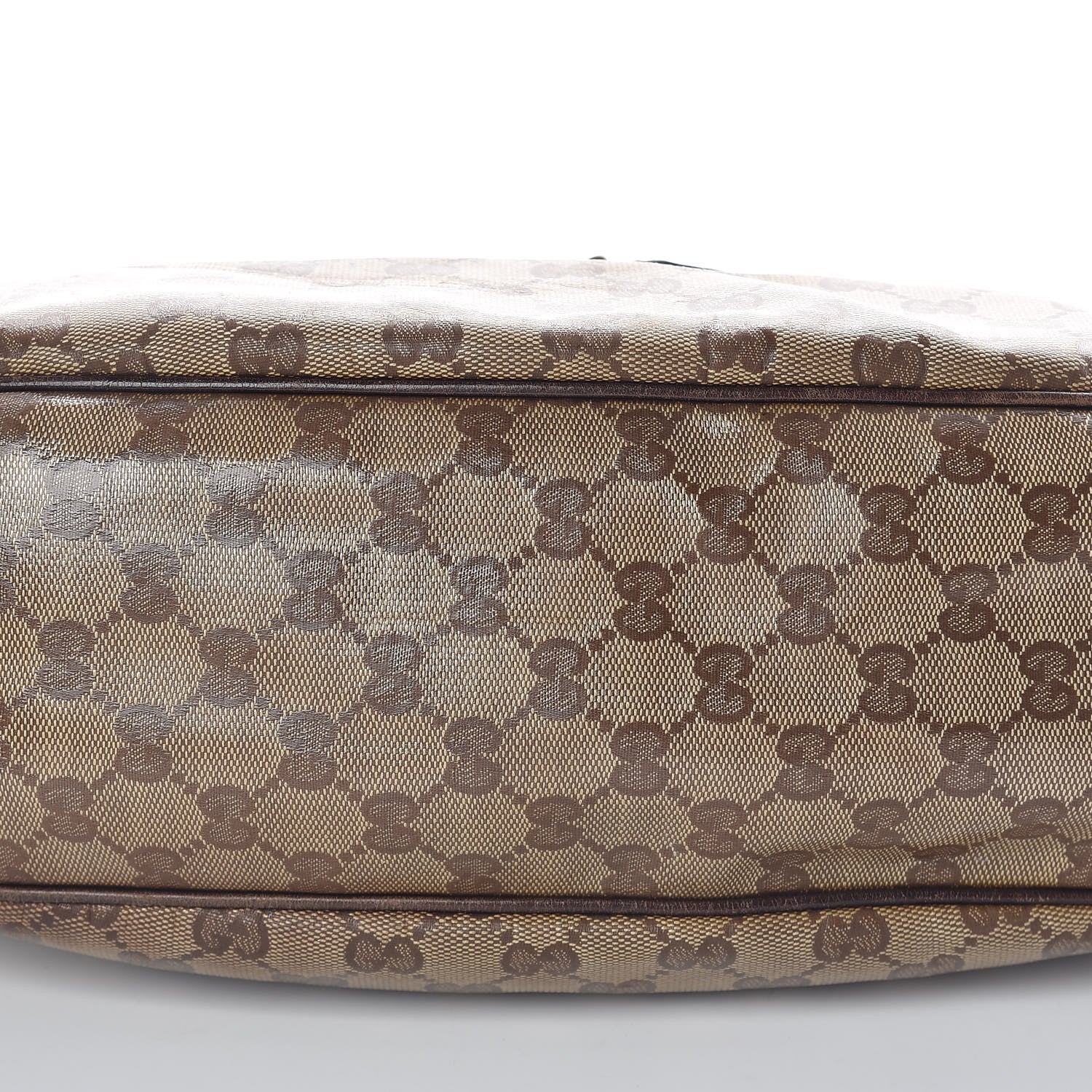 Gucci Crystal Monogram Duchessa Flap Shoulder Bag Dark Brown 19 of 19