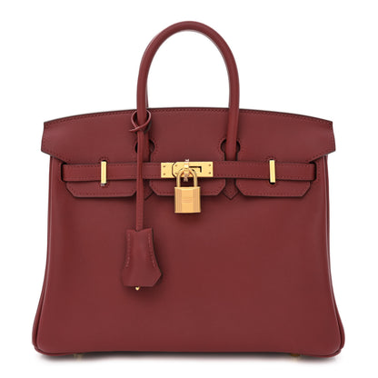 Hermes Veau Jonathan Birkin 25 Rouge Vif 1 of 13