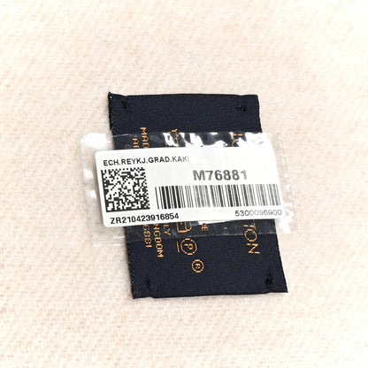 Louis Vuitton Cashmere Monogram Gradient Reykjavik Scarf Kaki 3 of 4