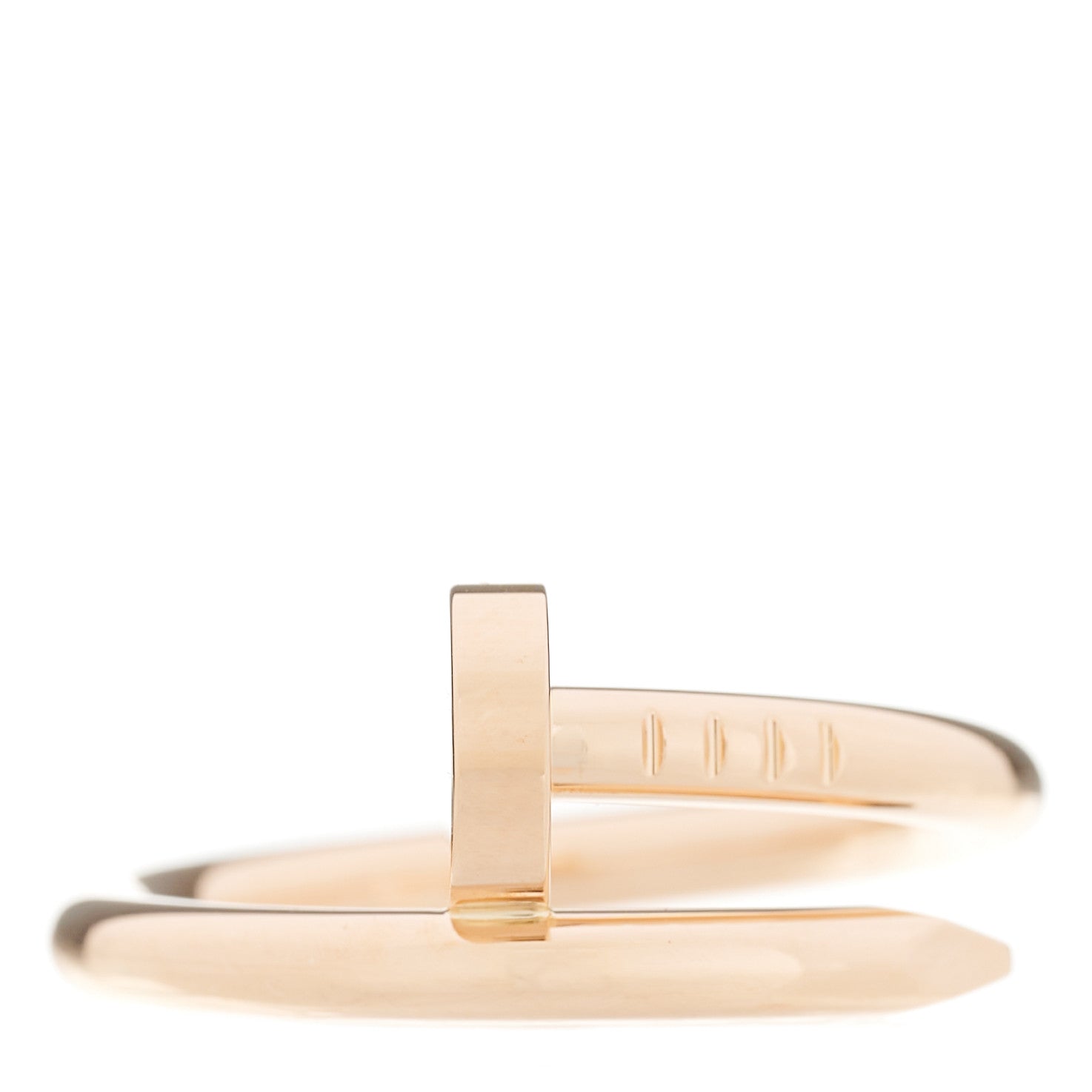Cartier 18K Pink Gold Juste Un Clou Ring 56 7.5 1 of 5