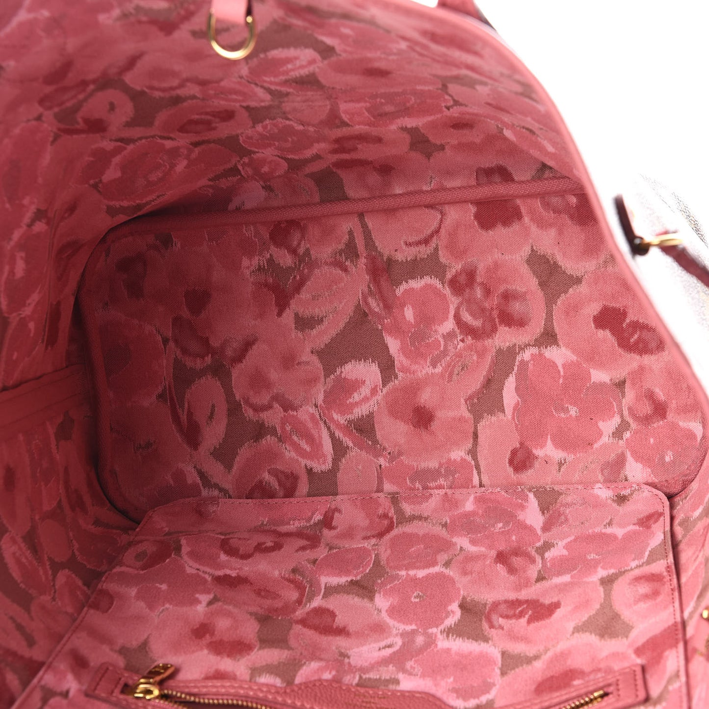 Monogram Articles de Voyage Ikat Neverfull MM Rose Velours
