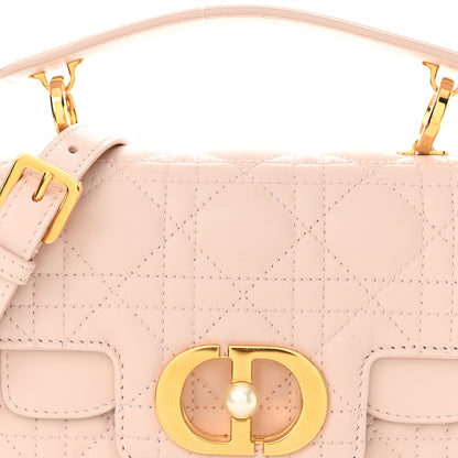 Christian Dior Lambskin Cannage Mini Jolie Top Handle Bag Powder Pink 7 of 13
