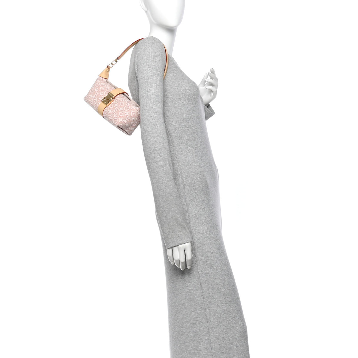 Monogram Embleme Mia Pochette Rose Ruban
