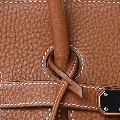 Hermes Taurillon Clemence Birkin 35 Gold 39 of 45