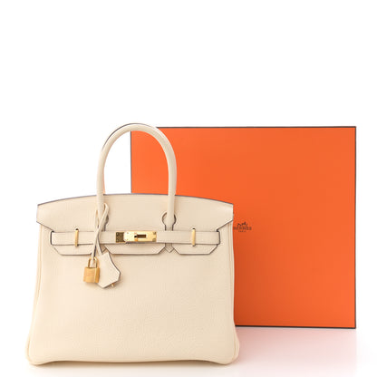 Hermes Taurillon Clemence Birkin 30 Nata 13 of 13