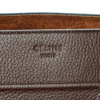 Celine Shiny Grained Calfskin Medium Phantom Luggage Brown 7 of 7