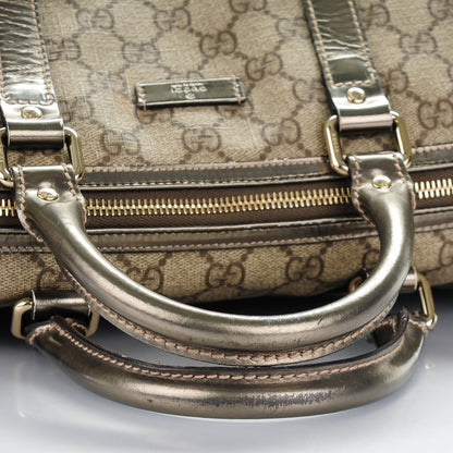 Gucci GG Plus Monogram Medium Joy Boston Pewter 9 of 9
