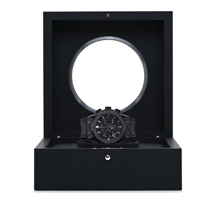 Hublot Titanium Ceramic Alligator 45mm Classic Fusion Aerofusion Chronograph Automatic Watch Black 525.CM.0170.RX 4 of 4