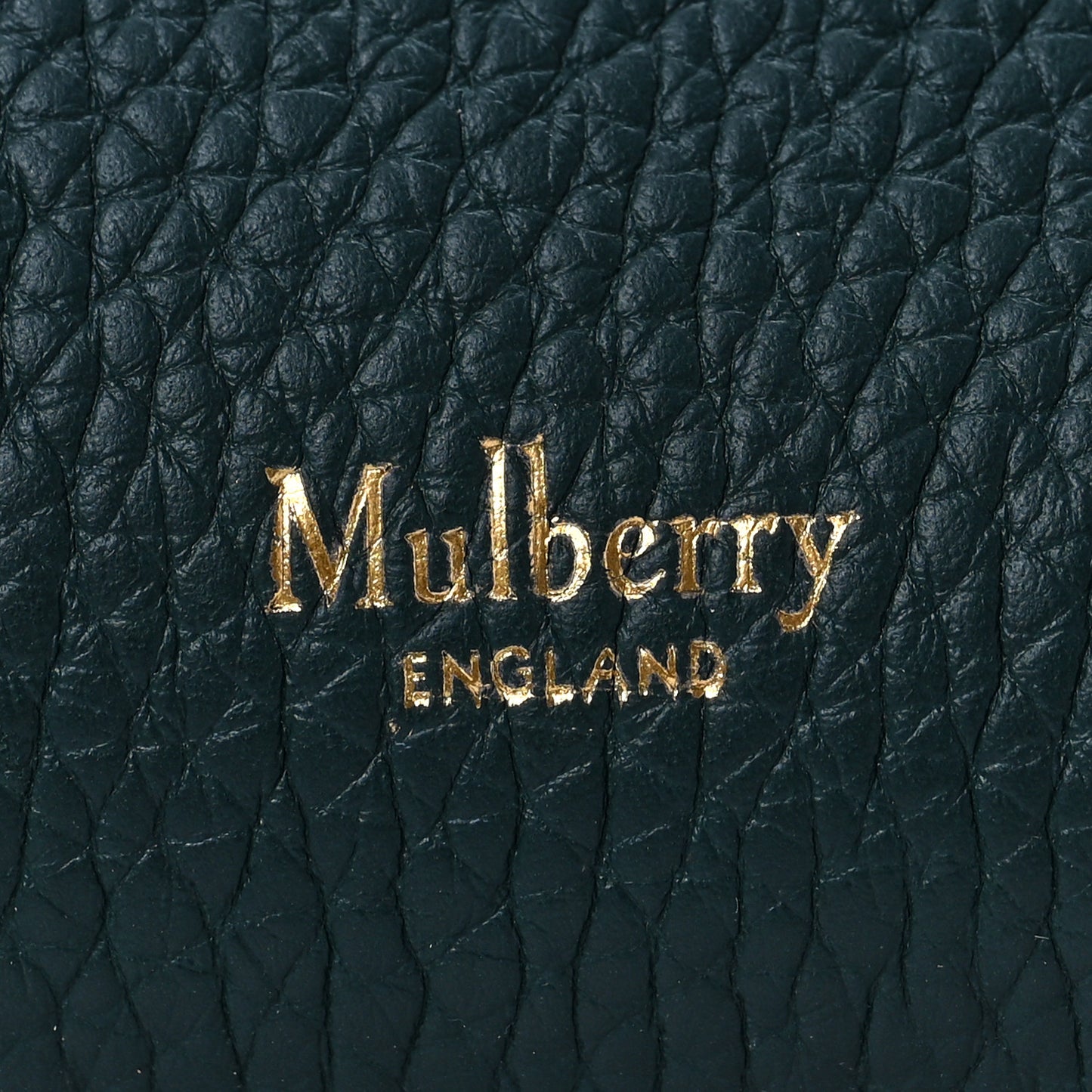 Heavy Grain Iris Tote Mulberry Green