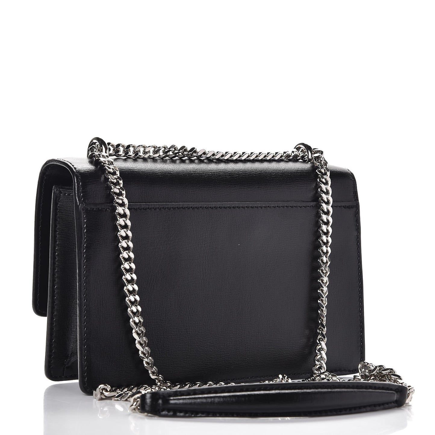 Calfskin Monogram Sunset Chain Wallet Black