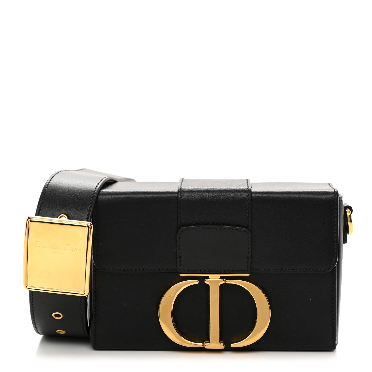 Christian Dior Box Calfskin 30 Montaigne Box Bag Black 1 of 22